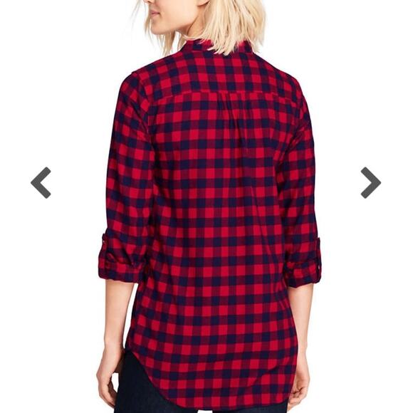 Lands End Flannel Tunic - Picture 2 of 7